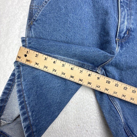 Carhartt Denim Jean Work Shorts Size 34 B28 STW Stonewash NWT NOS - Picture 6 of 10